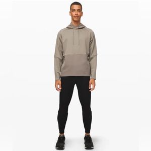 Lululemon Men's Fundamental Fuel Pullover Medium M‎ Carbon Dust Gray Hooded M